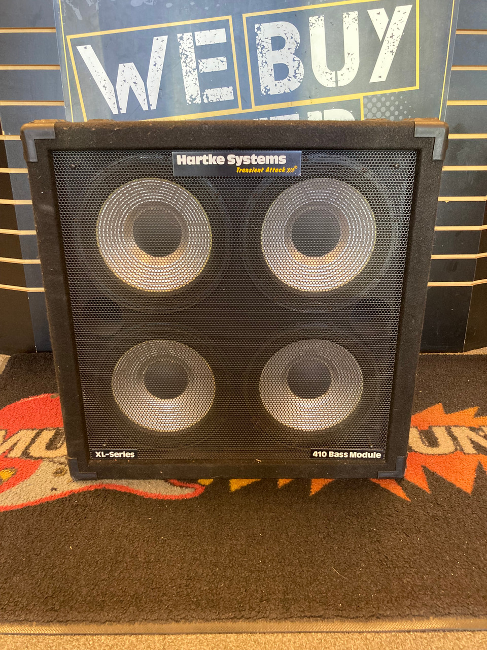 Used Hartke XL410 BASS CAB Bass Speaker Cabinet