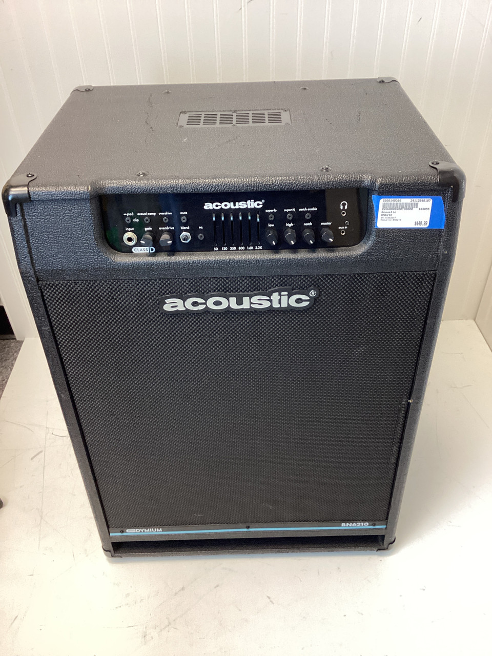 Used Acoustic BN6210 1 x 15 Bass Combo Amplifier 1 x 15