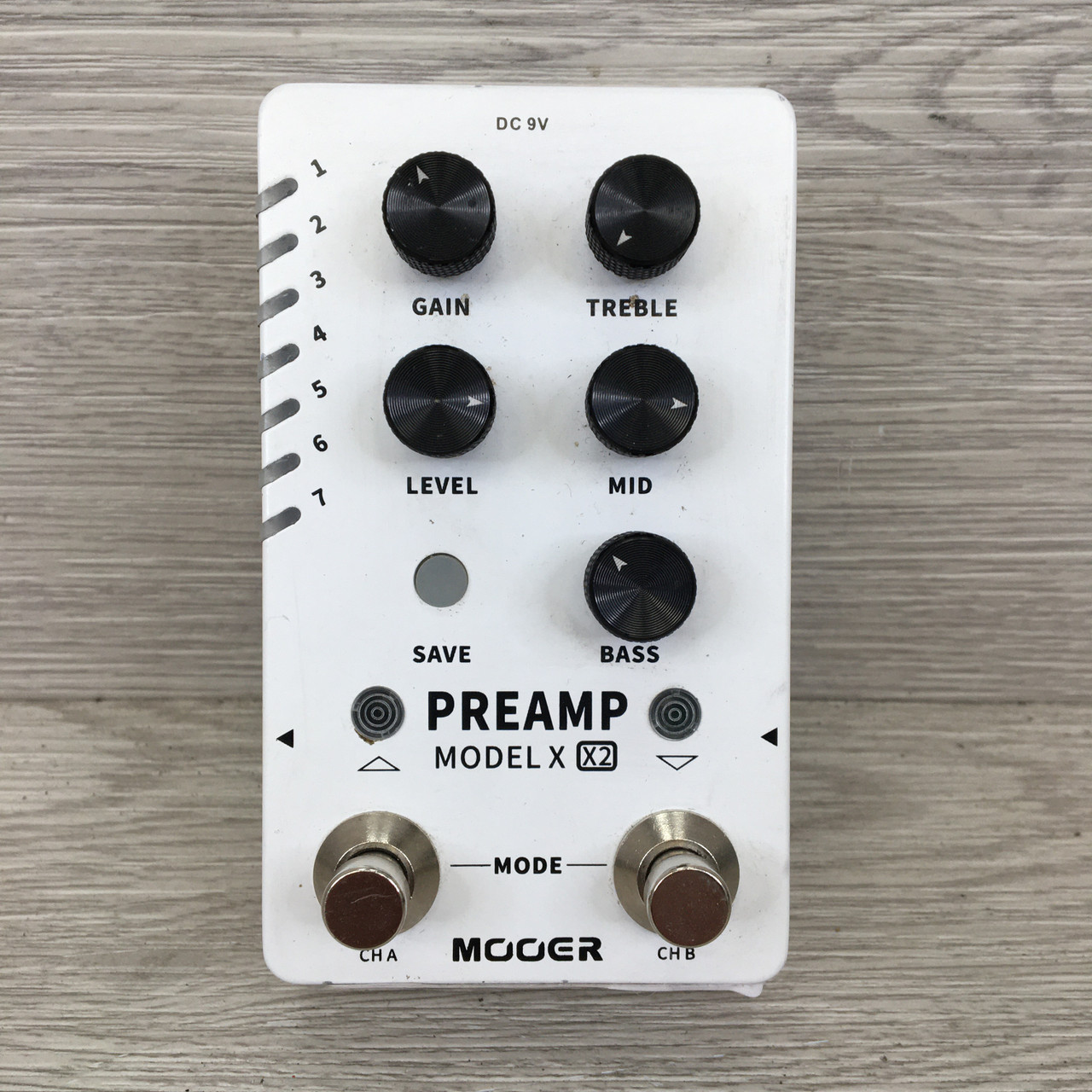 Used Mooer Preamp Model X X2 Guitar Preamp Pedal