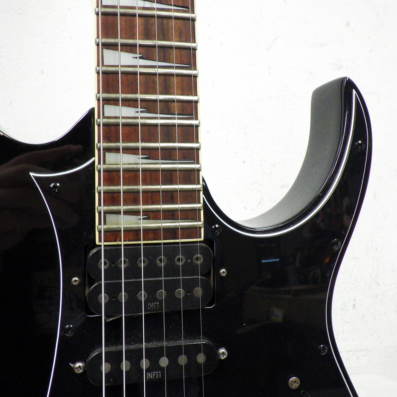 Used Ibanez RG450 Super S Electric Guitar Black 6 String