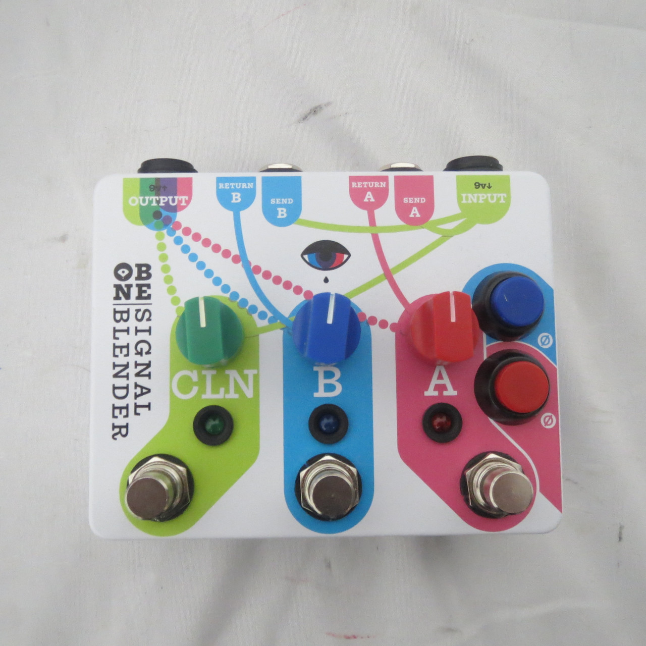 Used OBNE SIGNAL BLENDER Guitar Effects Pedal 41128-S000101358