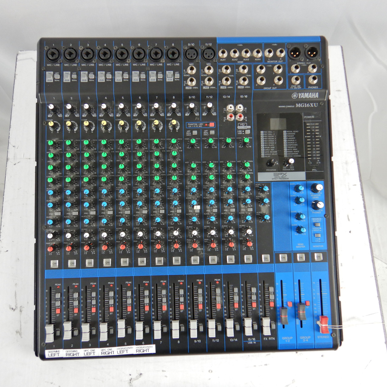 Used Yamaha MG16XU MIXER W/POWER Mixing Console
