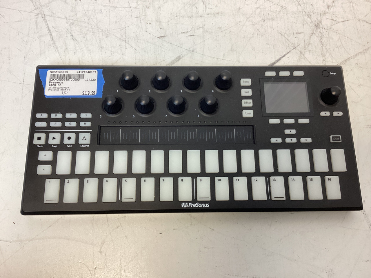DTM・DAW PreSonus ATOM SQ ATOM SQ Controller – PreSonus
