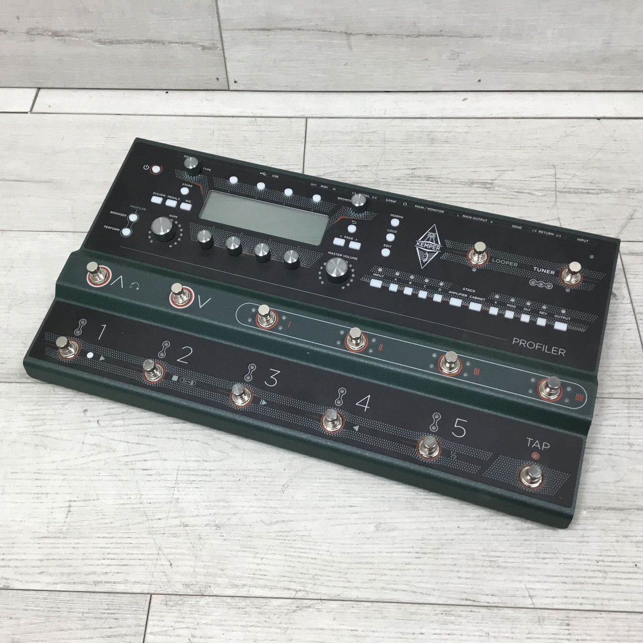 Used Kemper PROFILER STAGE PEDALBOARD Floorboard Amp Modeling + FX