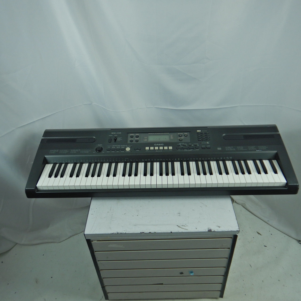 いいネット通販 - 全国送料無料でお届けします Used Casio 76-key Keyboard 76-Key W/PWR KEYBOARD WK-110 鍵盤楽器
