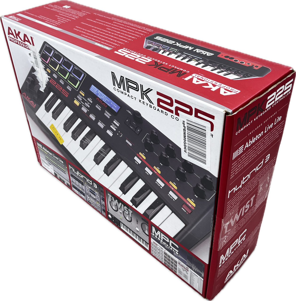 AKAI MPK225 中古品 本体のみ MIDIキーボード パッド付 AKAI MPK225