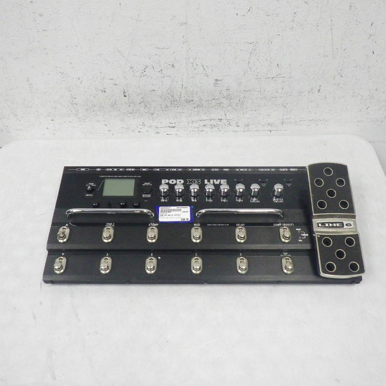 Line 6 POD X3 Live Guitar Multi-Effects Pedal | Musician's Friend