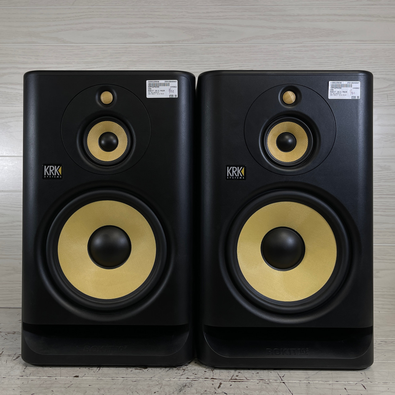 Used KRK ROKIT 10-3 PAIR Full Range Speaker Cabinets 40087-S000225936