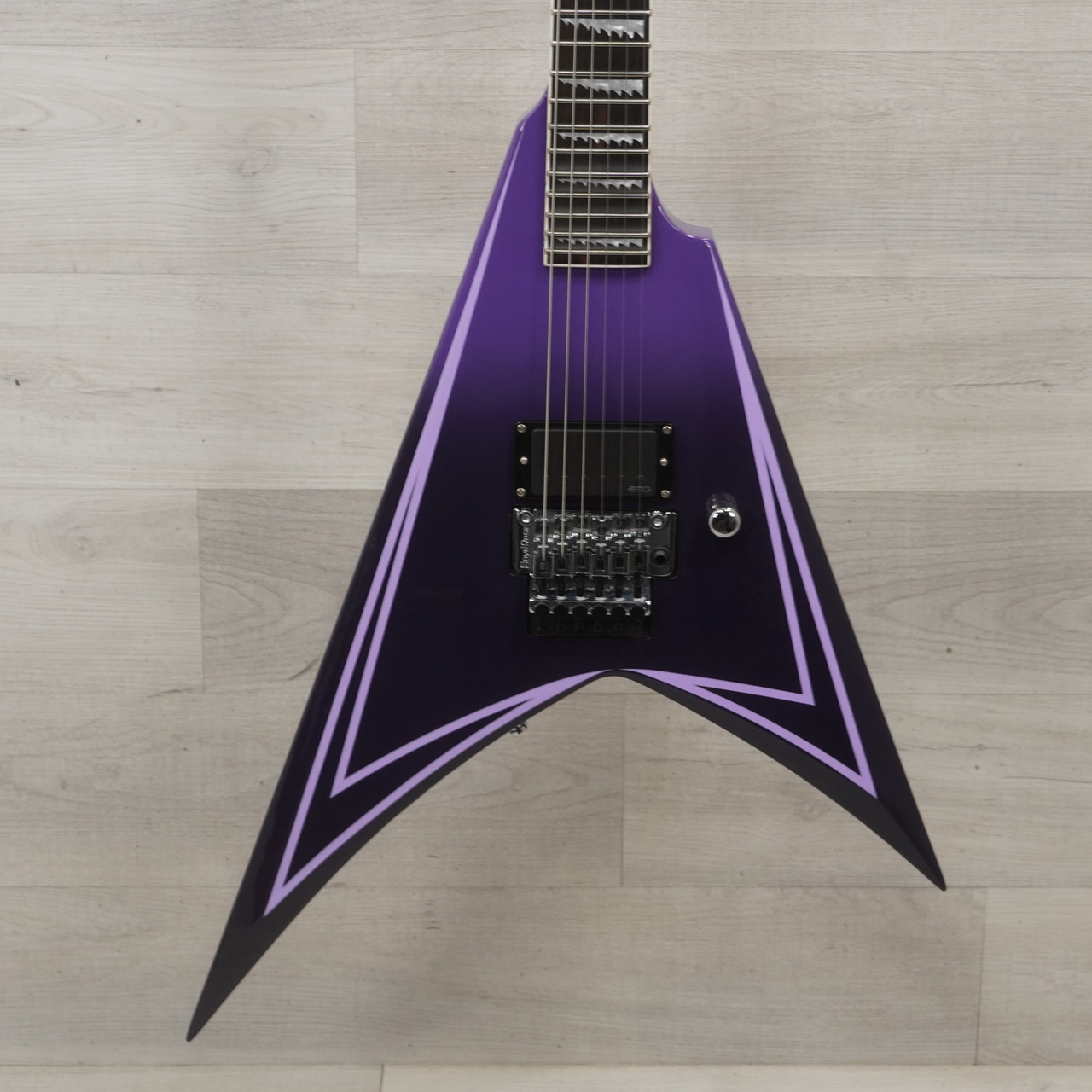 Used LTD HEXED Pointy Electric Guitar Purple 6-String
