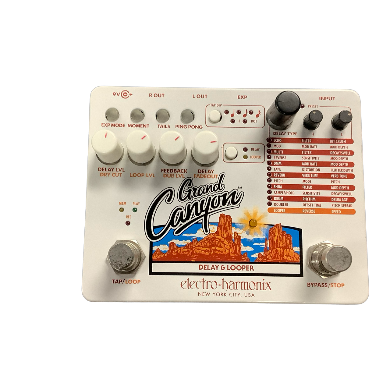 Used Electro Harmonix (E/H) GRAND CANYON Multi-FX Pedal