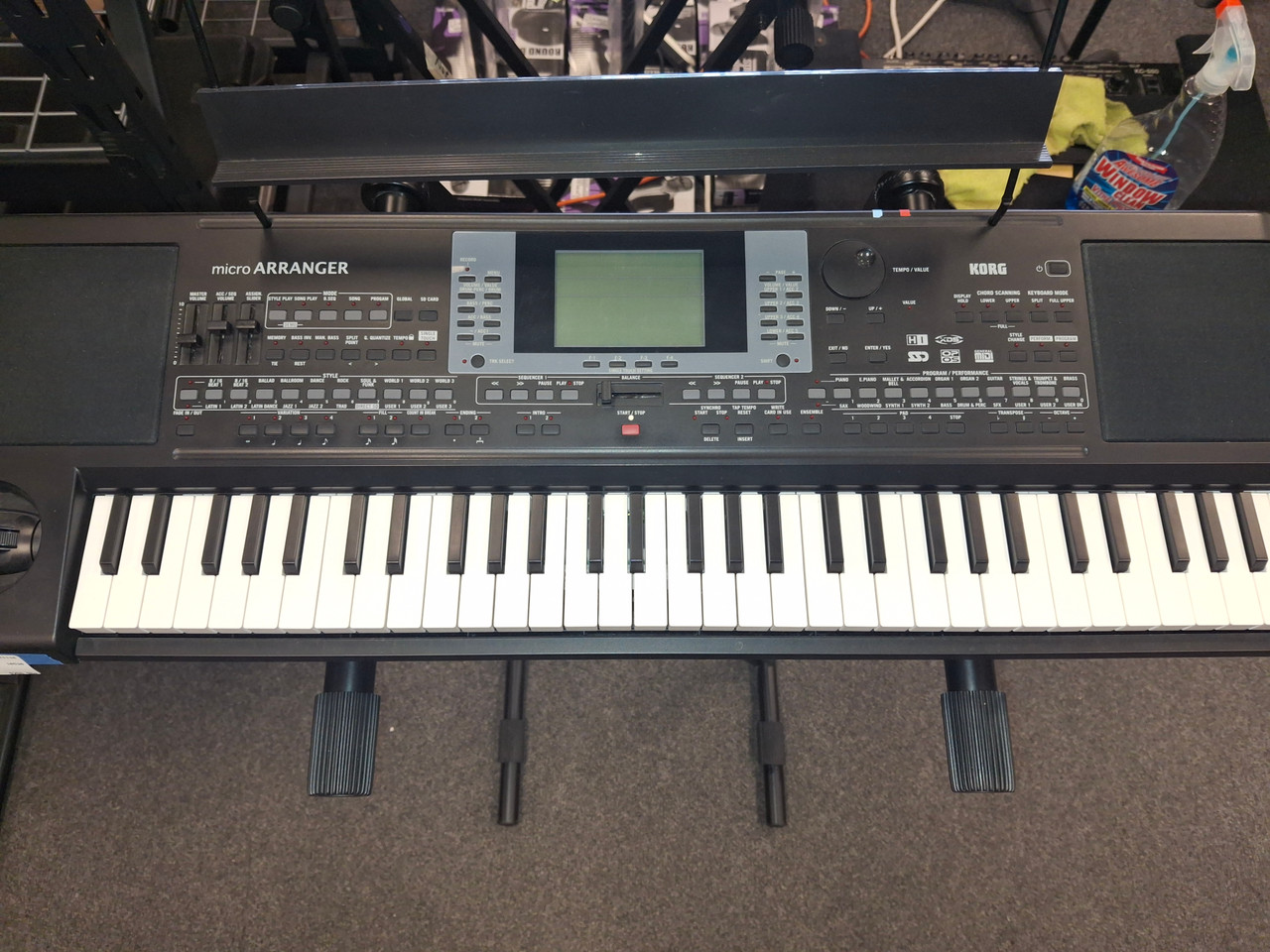 Used Korg MICRO ARRANGER 61-Key Keyboard 61-Key