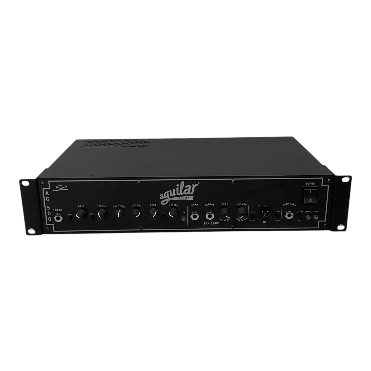 Used Aguilar AG 500 Rackmount Bass Amplifier Head