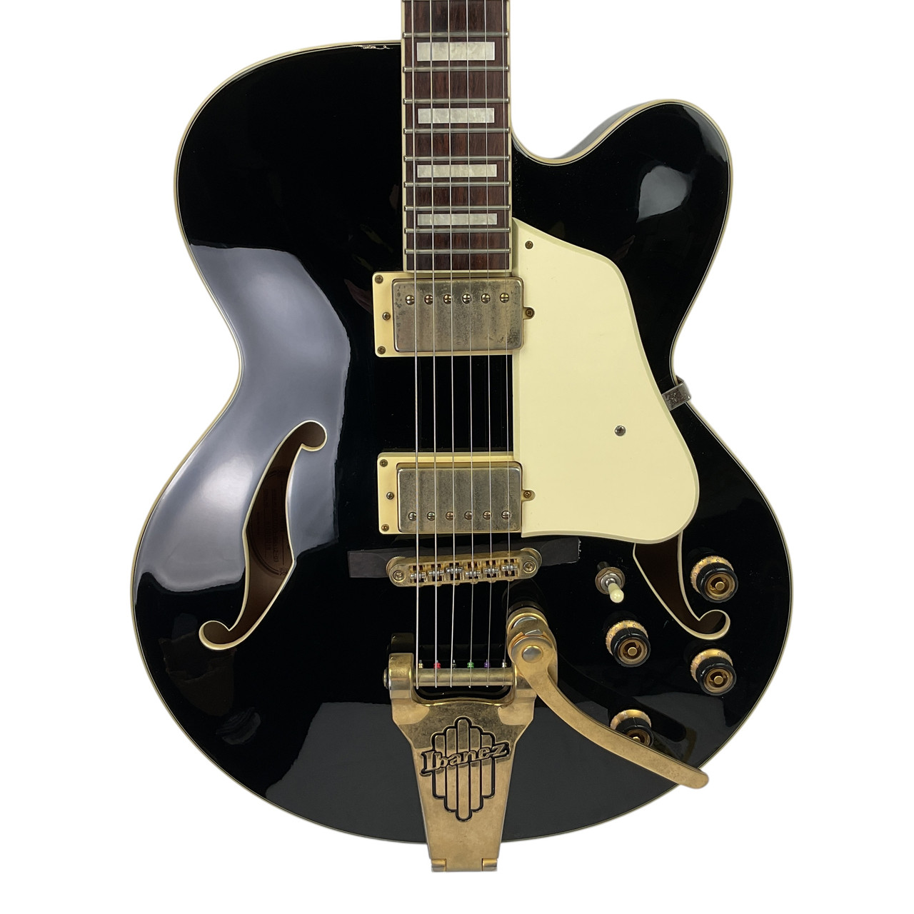 Used Ibanez AF75TDG Semi-Hollow Electric Guitar Black 6-String