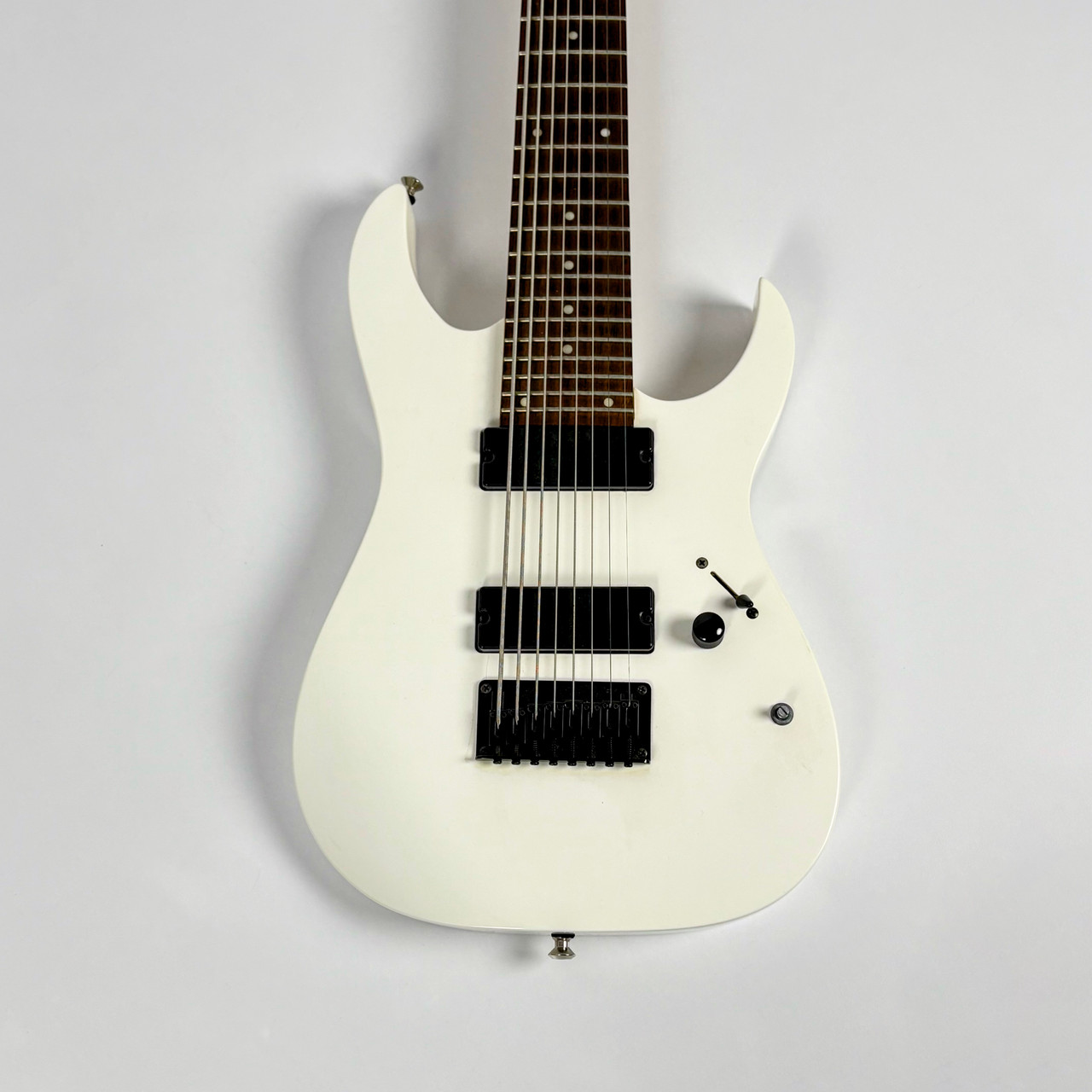 Used Ibanez RG8 Electric Guitar White 8-String