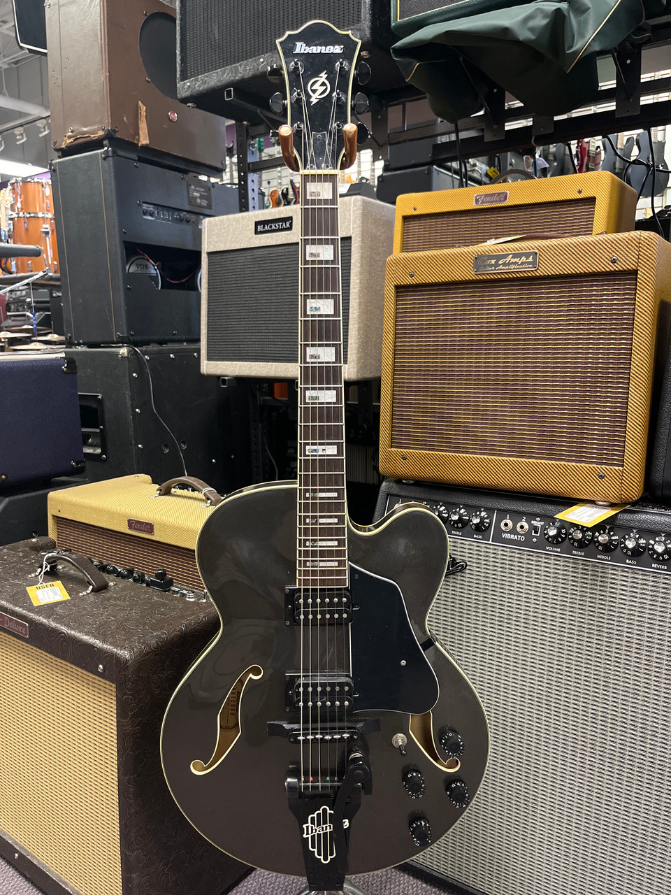 Used Ibanez AFS77T-MG Electric Guitar Silver/Gray 6-String