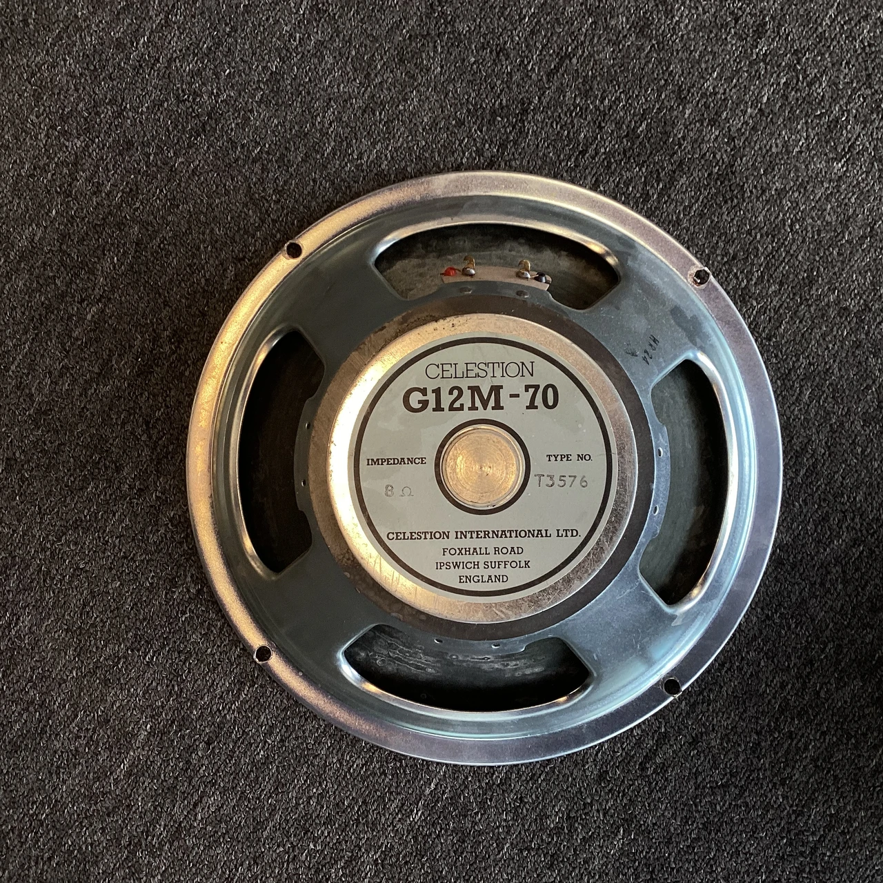 Vintage Celestion G12M-70 -- 16ohm 12 -- 2 of 2 • LA Vintage Gear