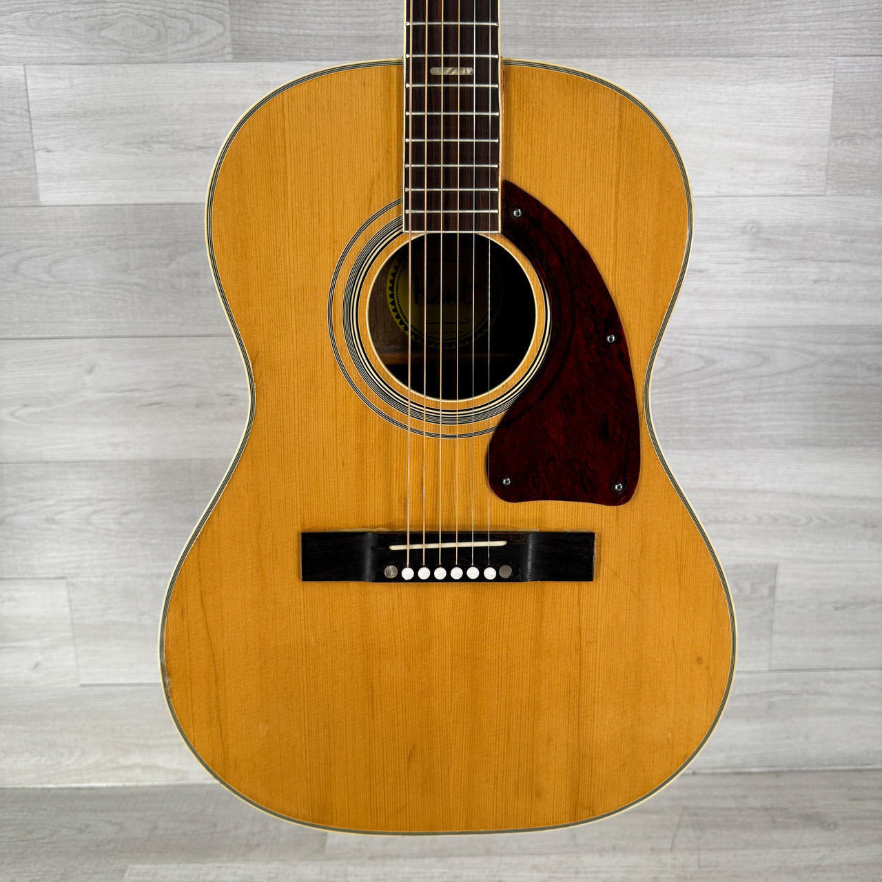 Used Kent Vintage Parlor Acoustic Guitar - Natural - Made in