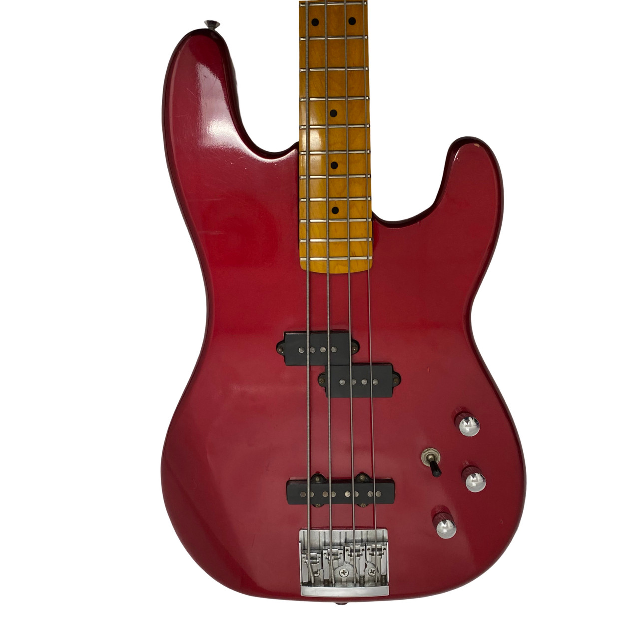 Used Kramer STRIKER 700ST Vintage Bass Guitar Red 4-String