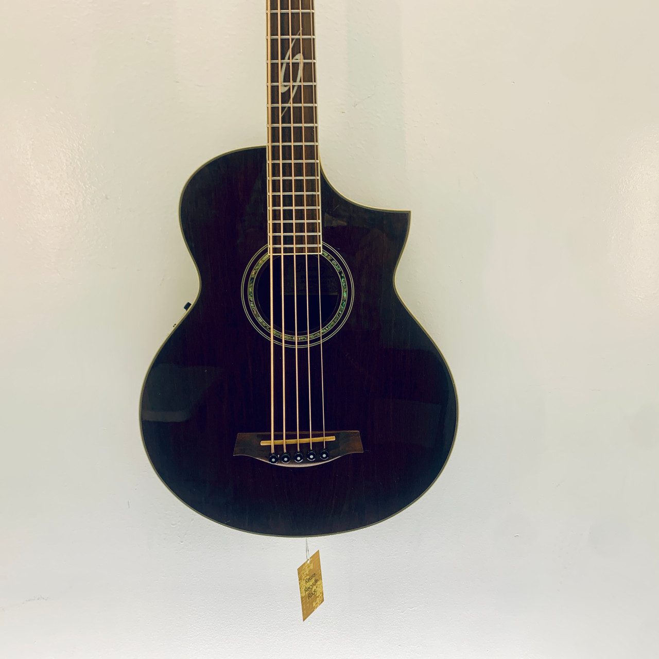 Used Ibanez EWB205 WNENT1201 ACOUSTIC BASS Bass Guitar Wood