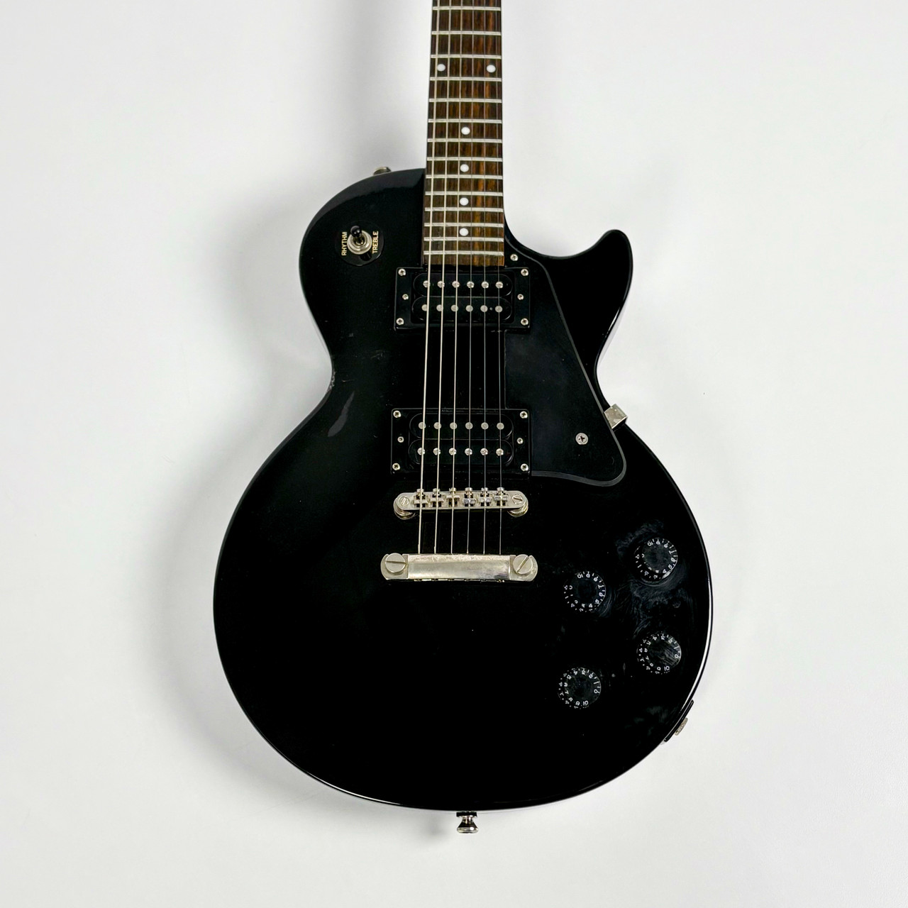 Used Epiphone Les Paul Studio Electric Guitar Black 6-String