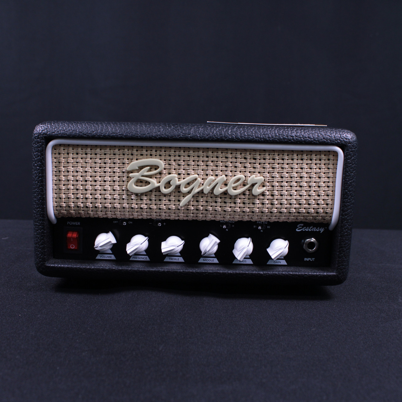 Used Bogner ECSTASY MINI HEAD 30 WATTS W/PWR Solid State Used Bogner ECSTASY MINI HEAD 30 WATTS W/PWR Solid State