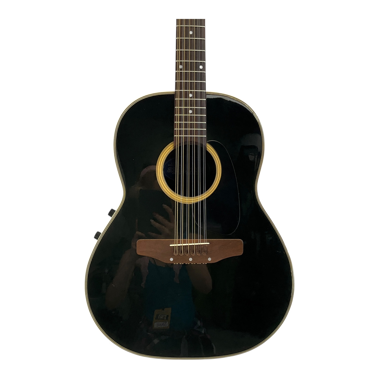 Used Applause AE-35 12 String Laminate Top Acoustic Guitar Black