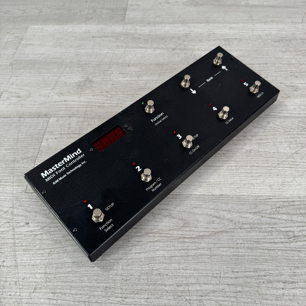 Used RJM Mastermind MM-1 - MIDI Foot Controller