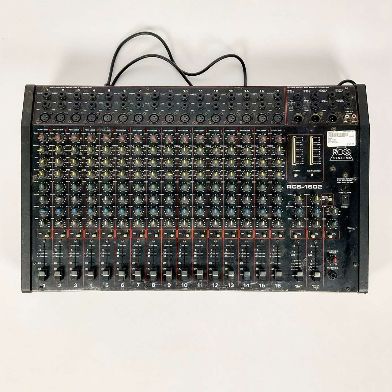 その他  Ques2 Used Ross RCS-1602 Mixing Console