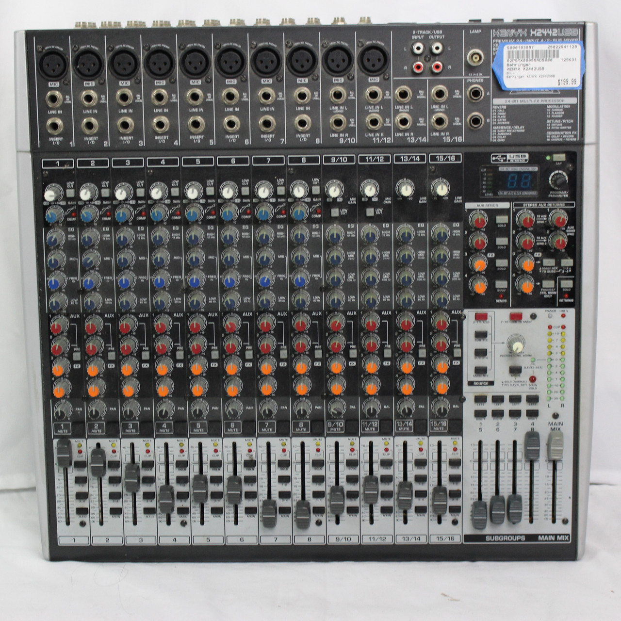Used Behringer XENYX X2442USB Mixing Console