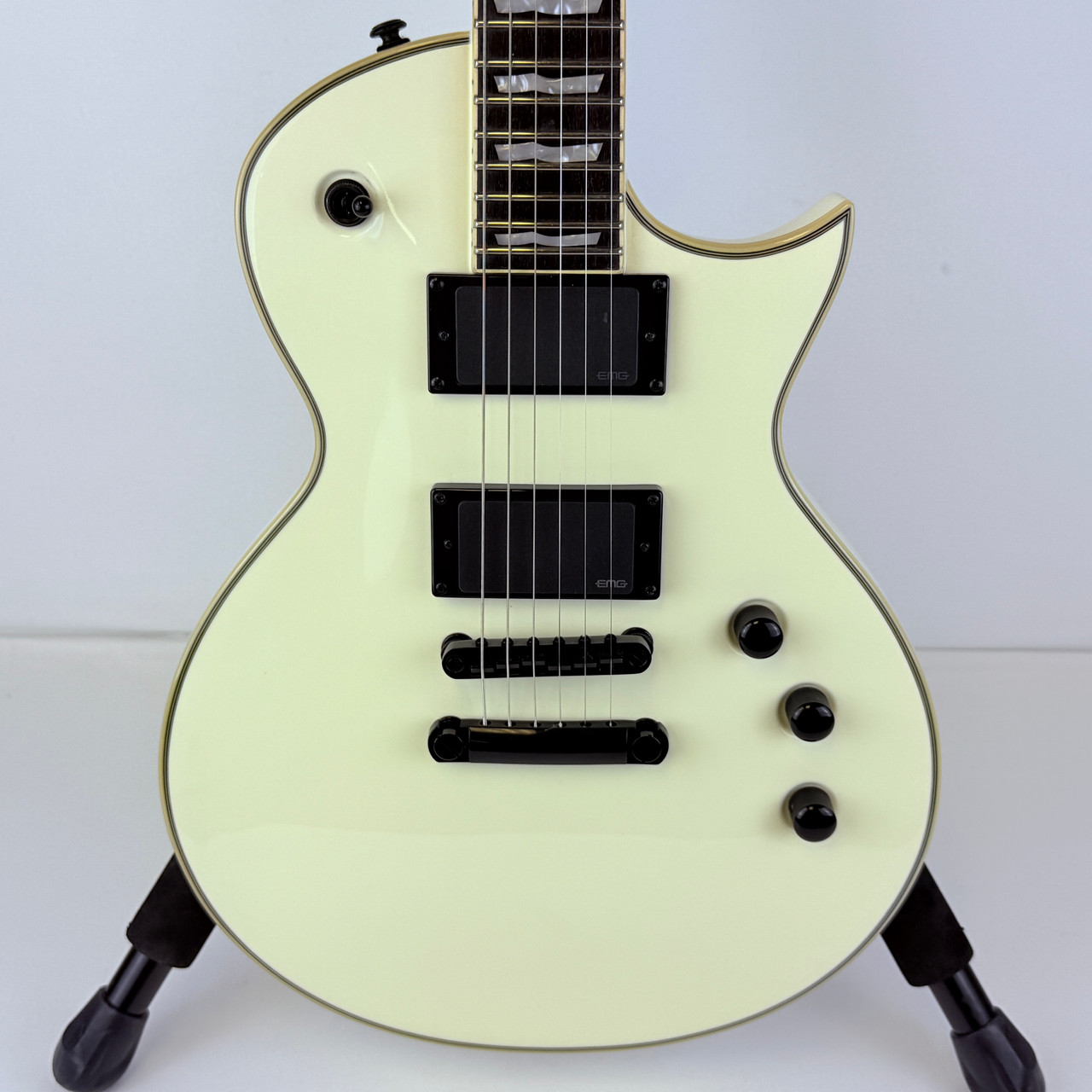 Used ESP ESP LTD EC-401 SNOW WHITE EL GTR NO CASE Electric