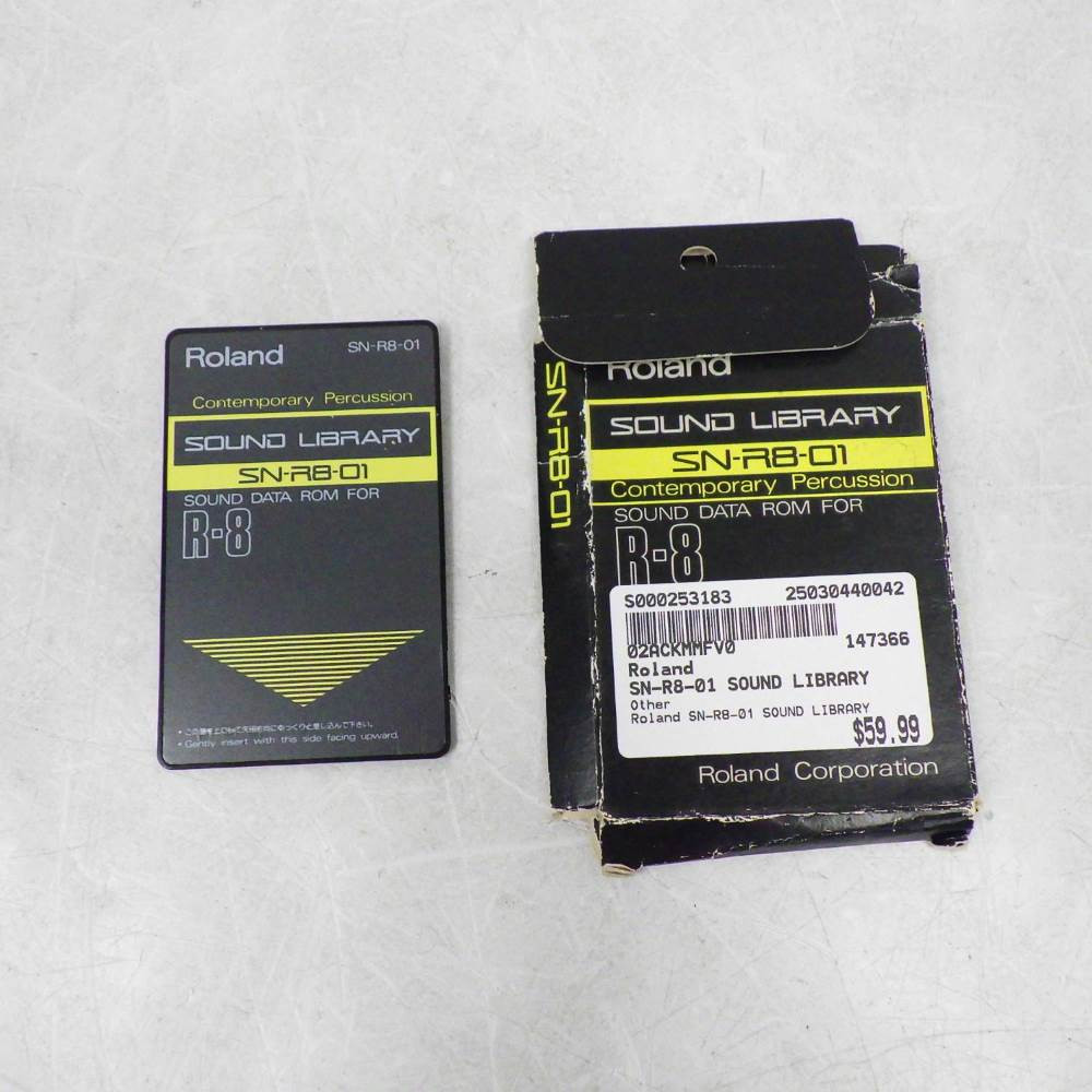 Used Roland SN-R8-01 SOUND LIBRARY Keyboard Accessory