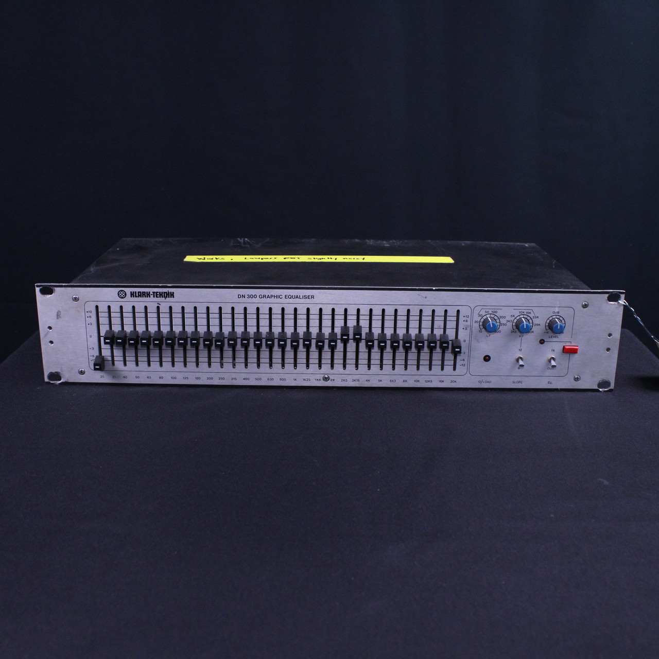 157 - Klark-Teknik DN300 early 80's Graphic EQ and the