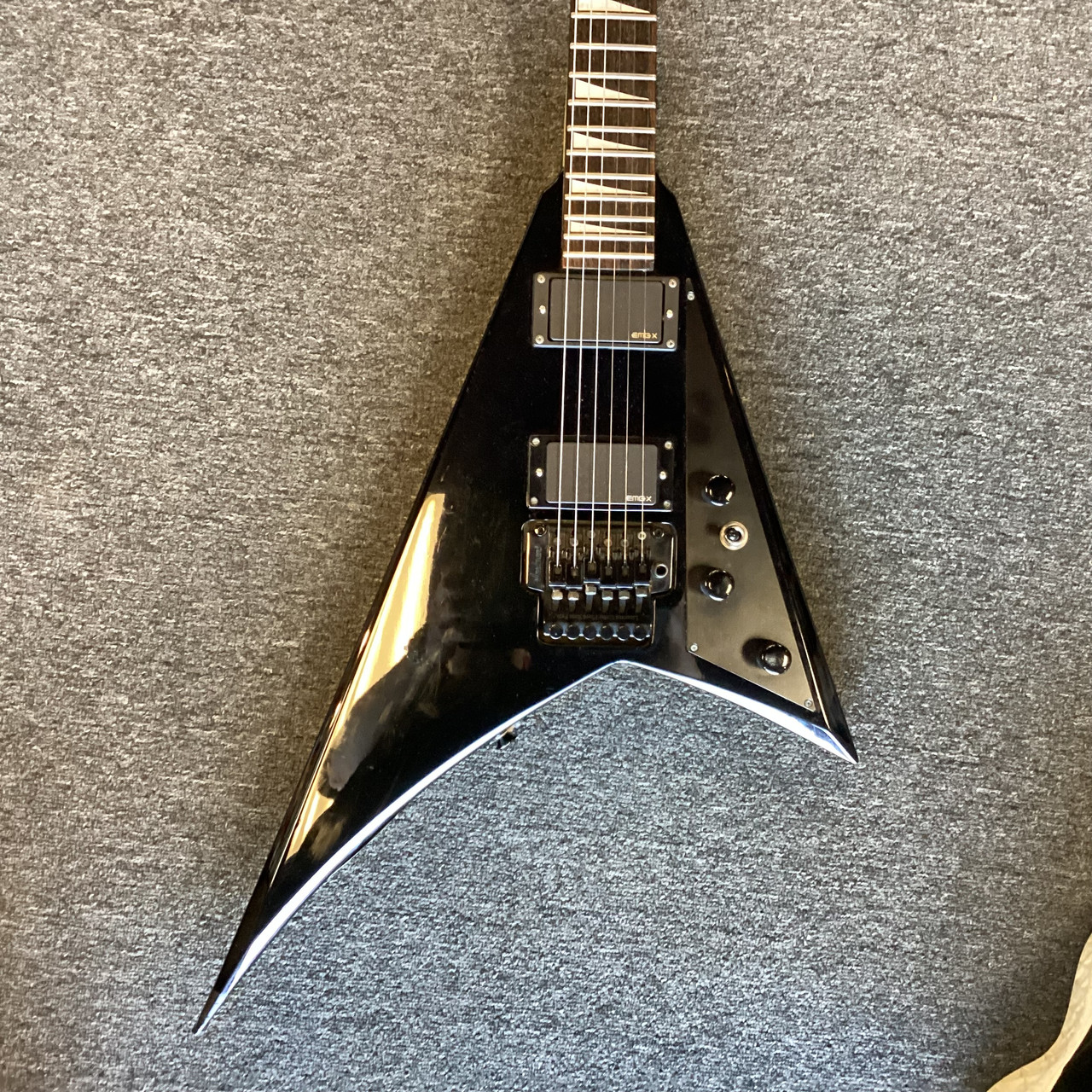1983 Jackson RR 'Short Wing' Guitar White with Black