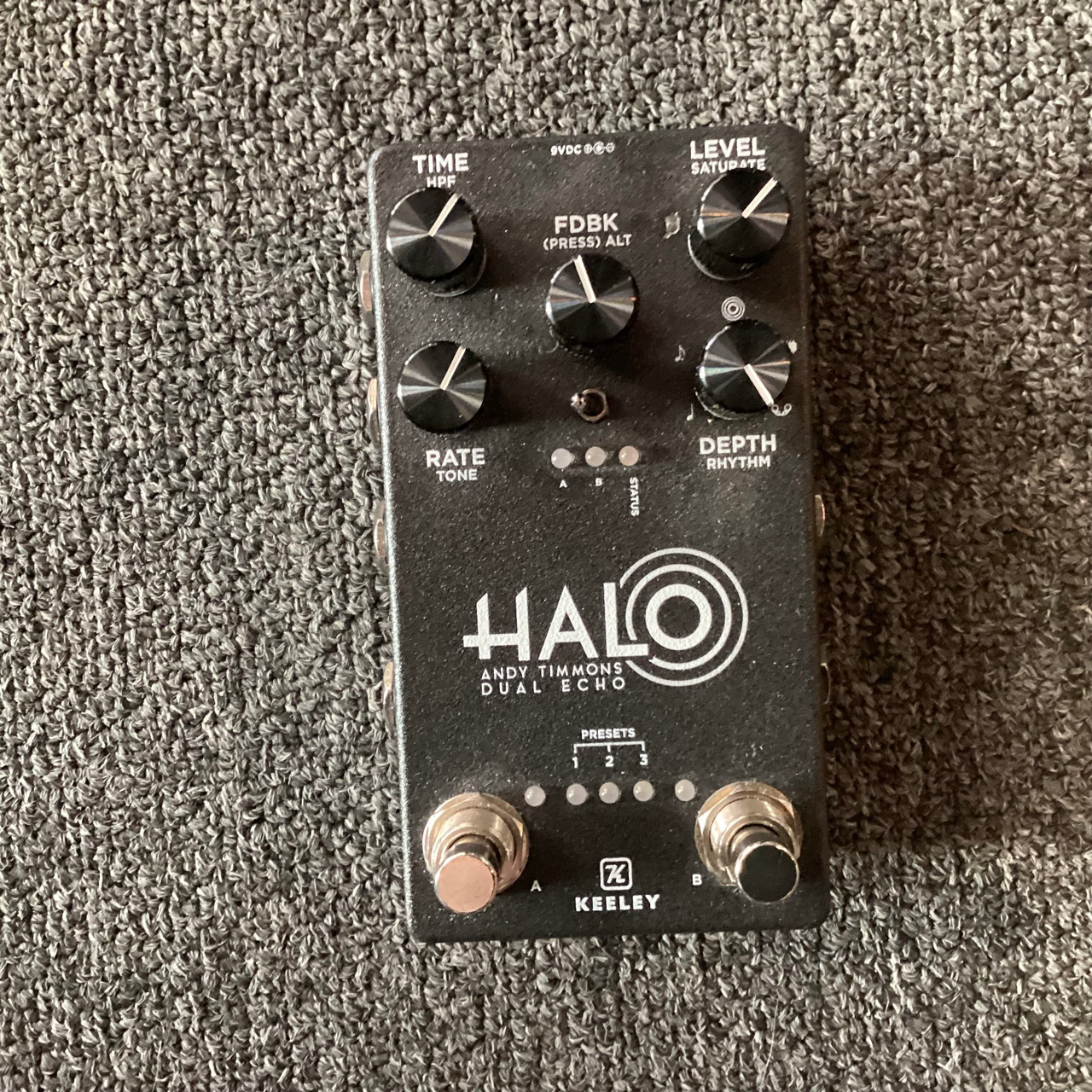 Used Keeley HALO DUAL ECHO Delay Pedal