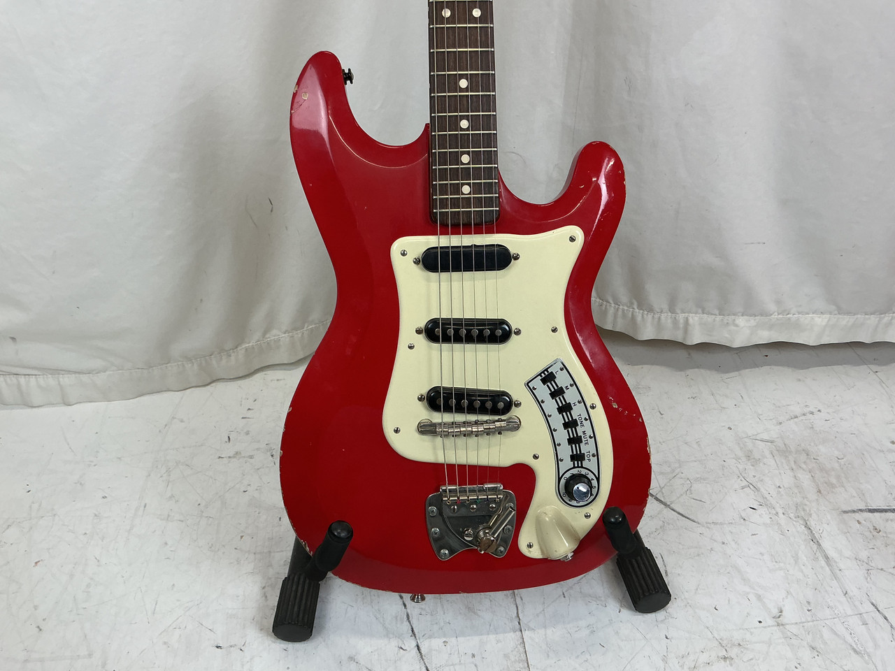 Used Hagstrom II Vintage S Type Electric Guitar Red 6-String
