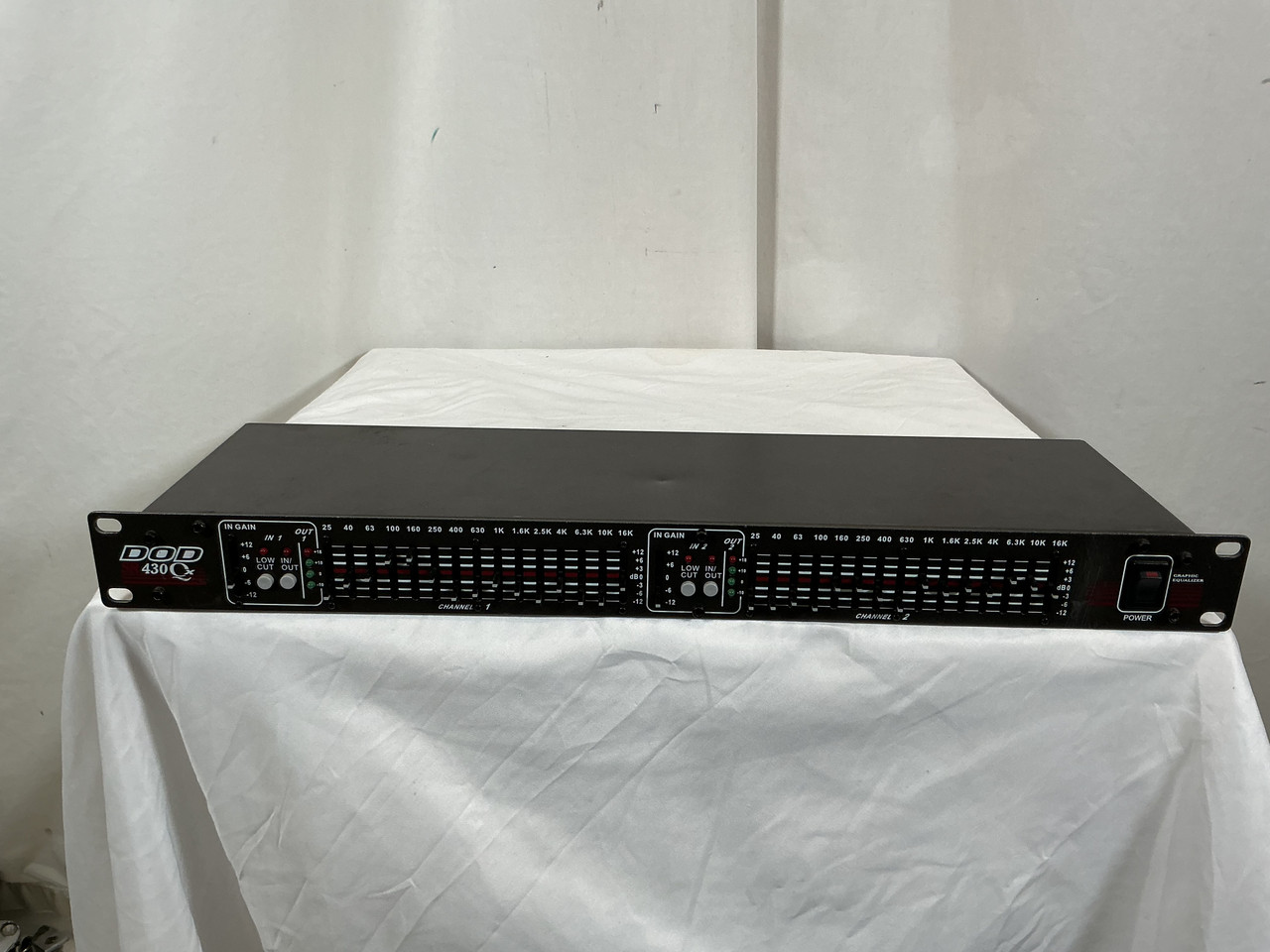 DOD グラフィックイコライザー 2ch SR430 Qx ブラック DOD グラフィックイコライザー 2ch SR430 Qx ブラック DOD