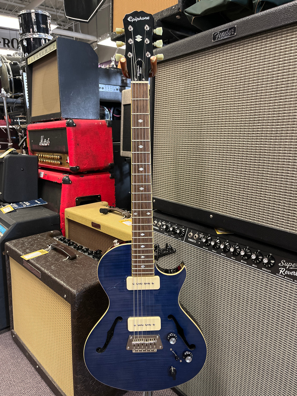 Epiphone Blueshawk Deluxe Semi-Hollowbody - Midnight