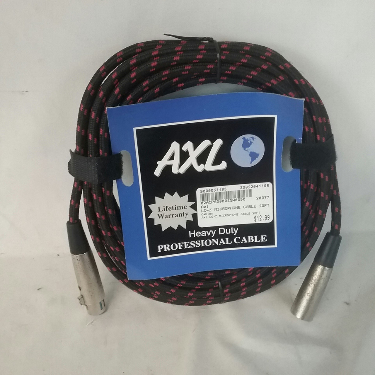 Used Axl LO-Z MICROPHONE CABLE 20FT Accessories - Pro Sound