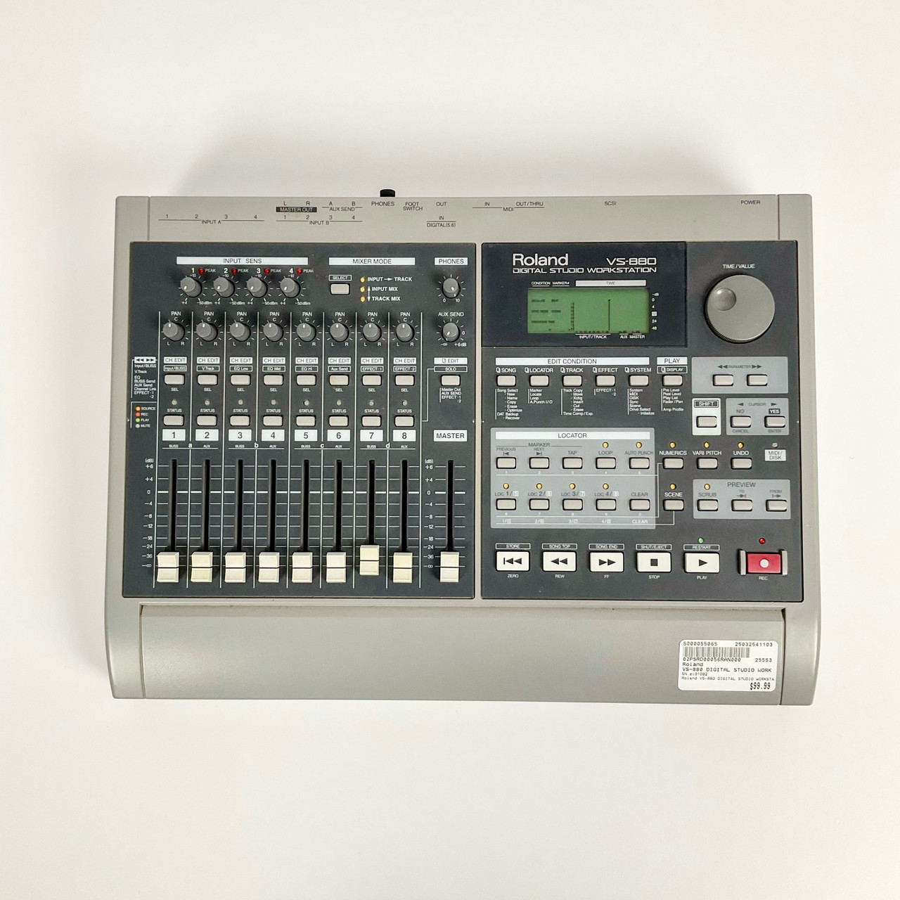 Used Roland VS-880 Digital Studio Workstation