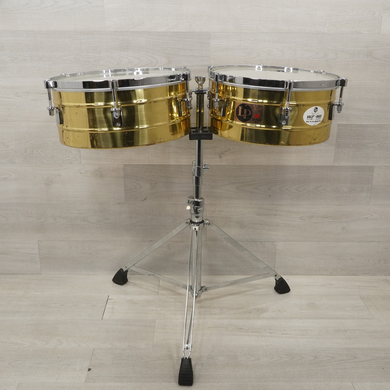 Used Latin Percussion - LP TITO PUENTE 14 15 BRASS TIMBALES