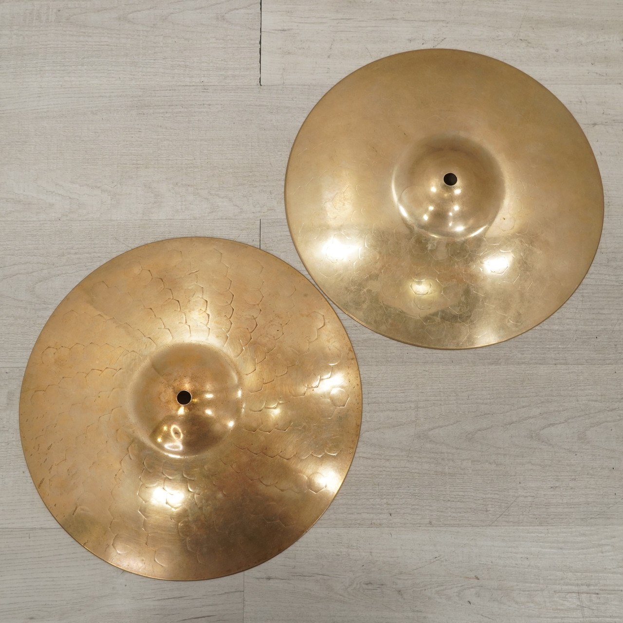 Used Zildjian Z DYNO BEAT HIHATS Hi Hat Cymbals 13