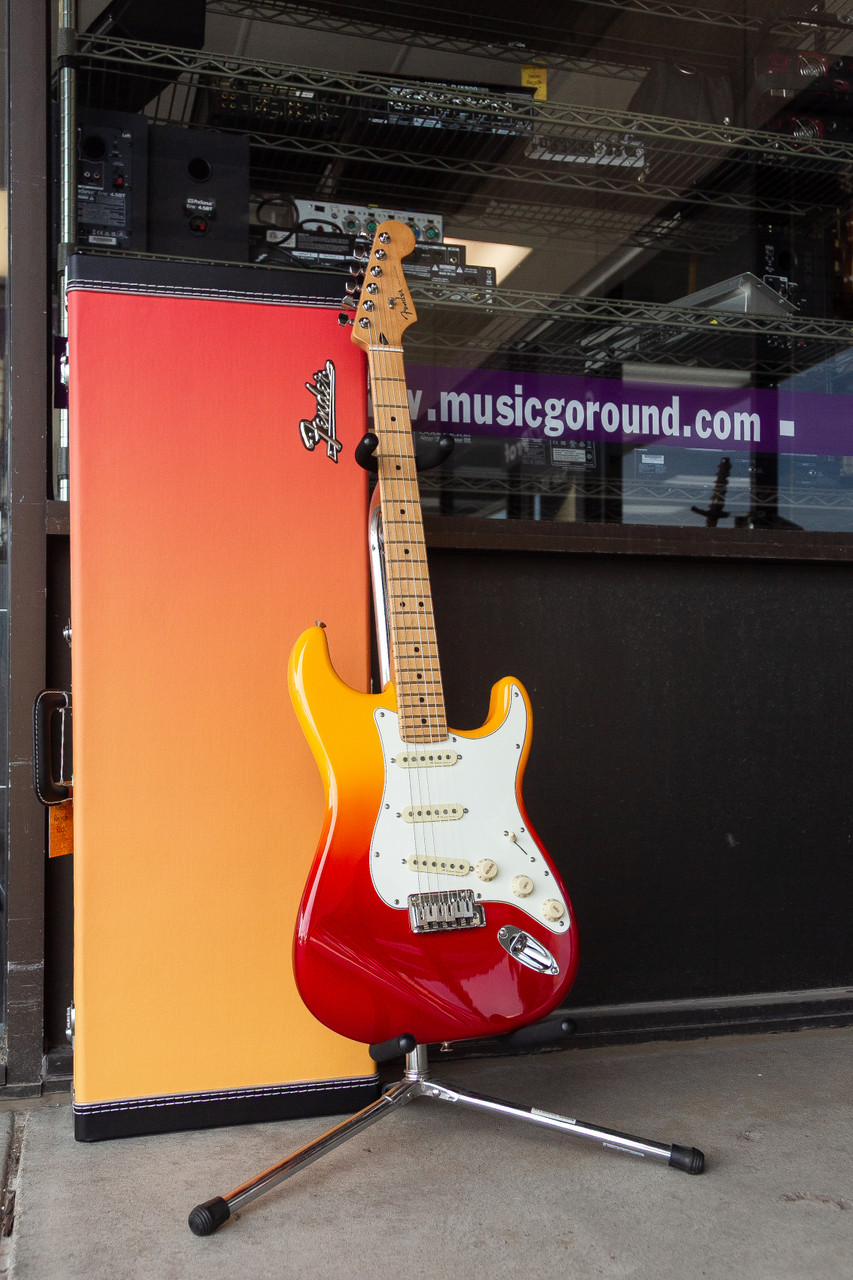 Used Fender PLAYER PLUS STRAT TEQUILA SUNRISE Electric Guitar