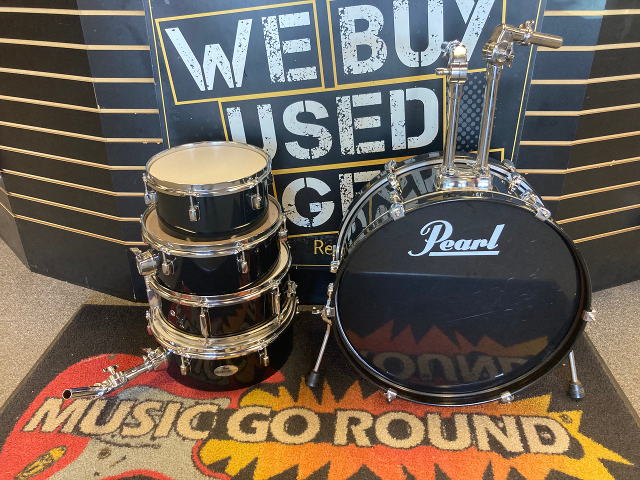 Used Pearl Rhythm Traveler 5 Piece Shell Pack