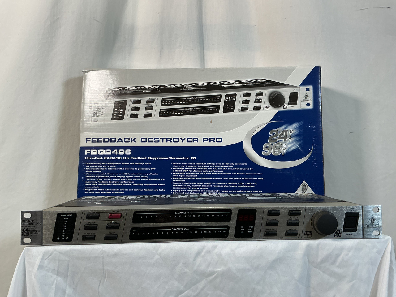 Behringer デジタルフィードバックデストロイヤー FBQ2496 Amazon.com: Behringer FEEDBACK DESTROYER PRO FBQ2496