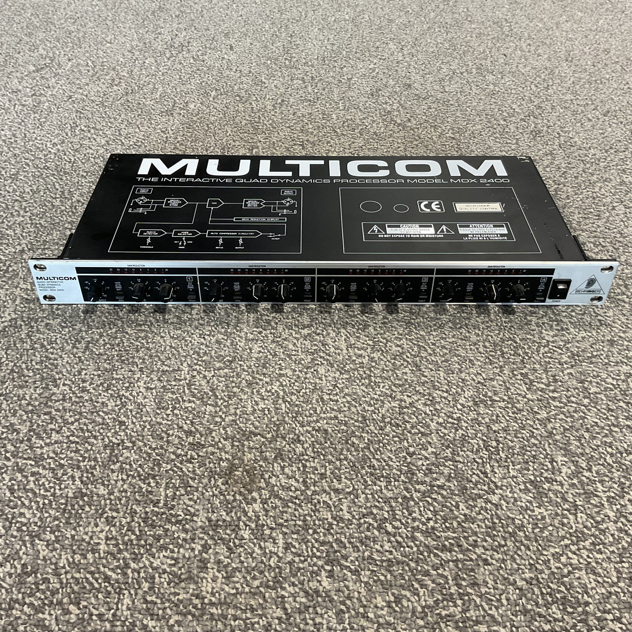 Used BEHRINGER MDX2400 MULTICOM Compressor