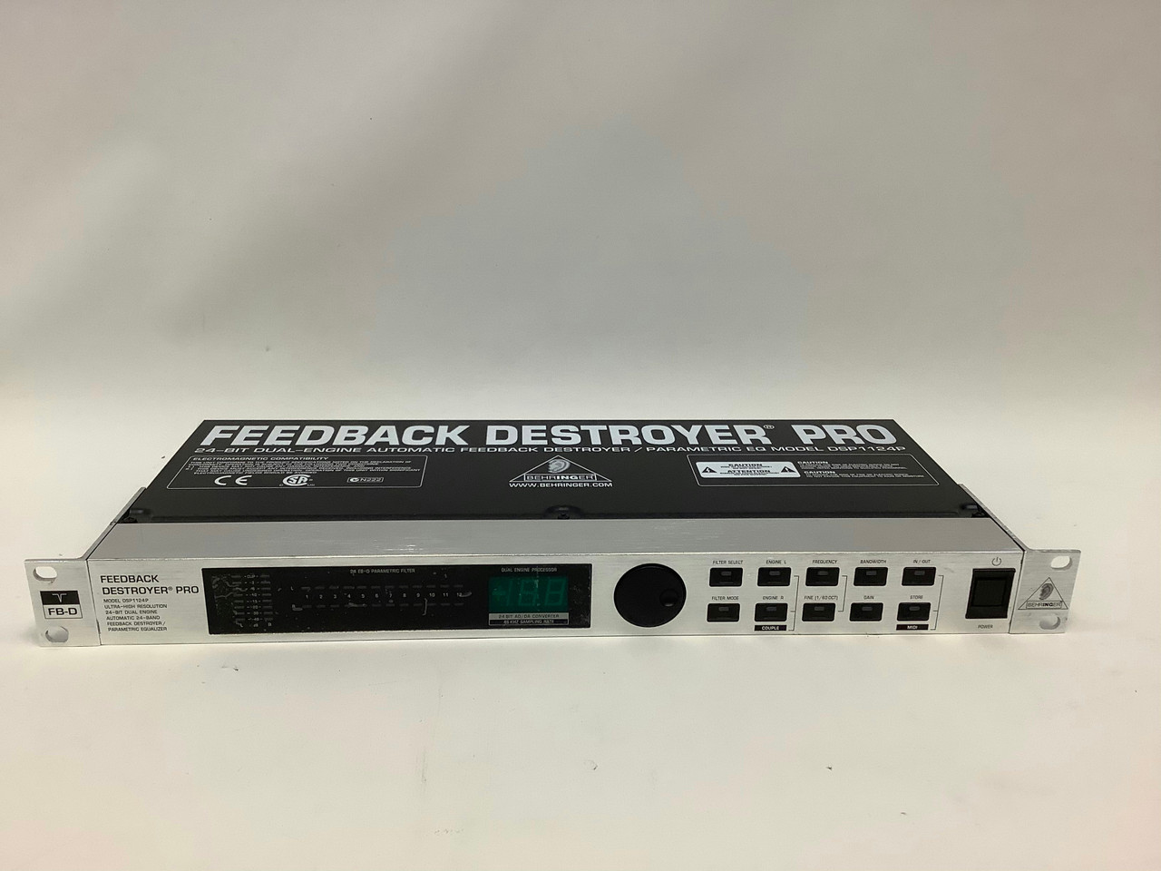 Used Behringer DSP1124P FEEDBACK DESTROYER Effects