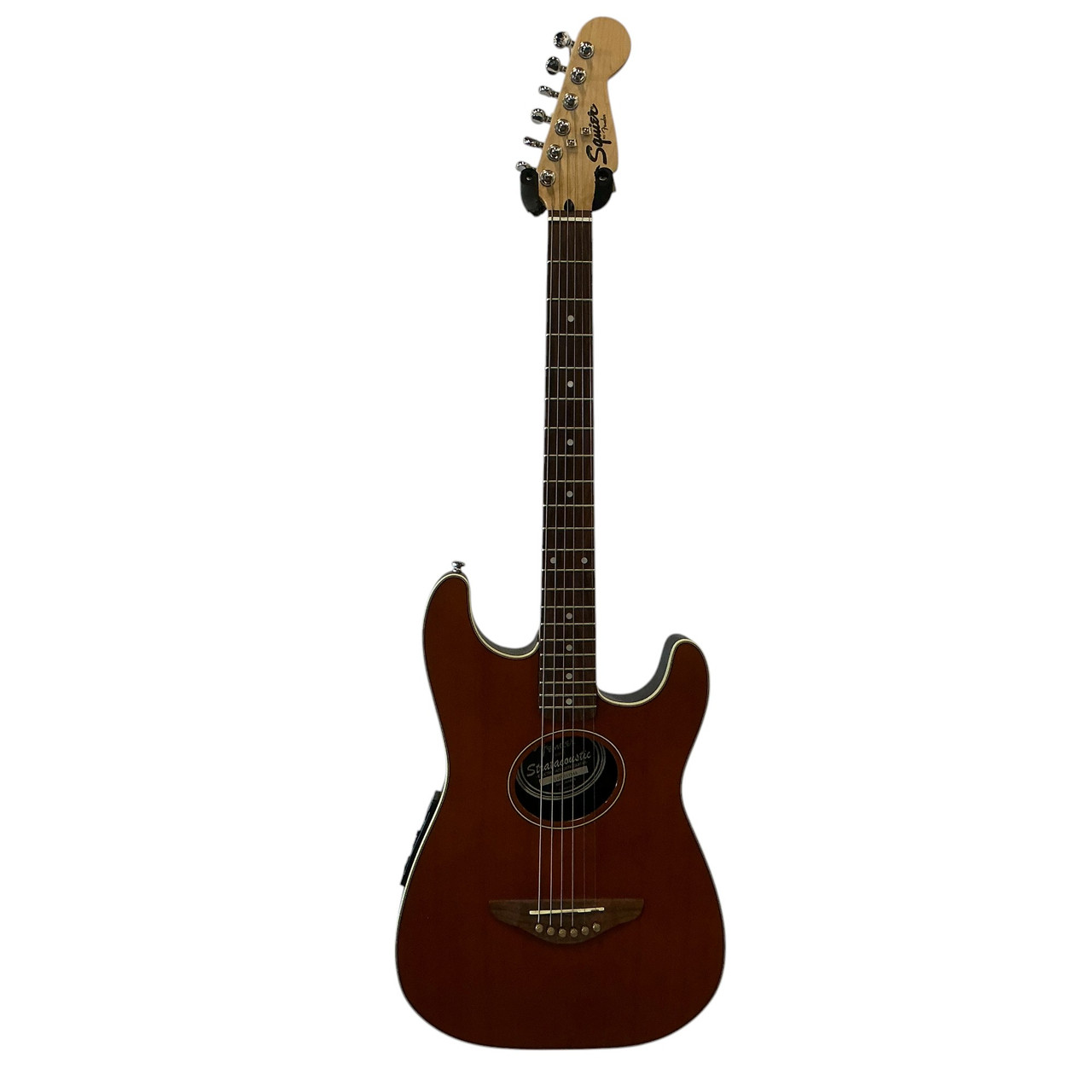 Used Squier STRATACOUSTIC Solid Top Acoustic Guitar Brown
