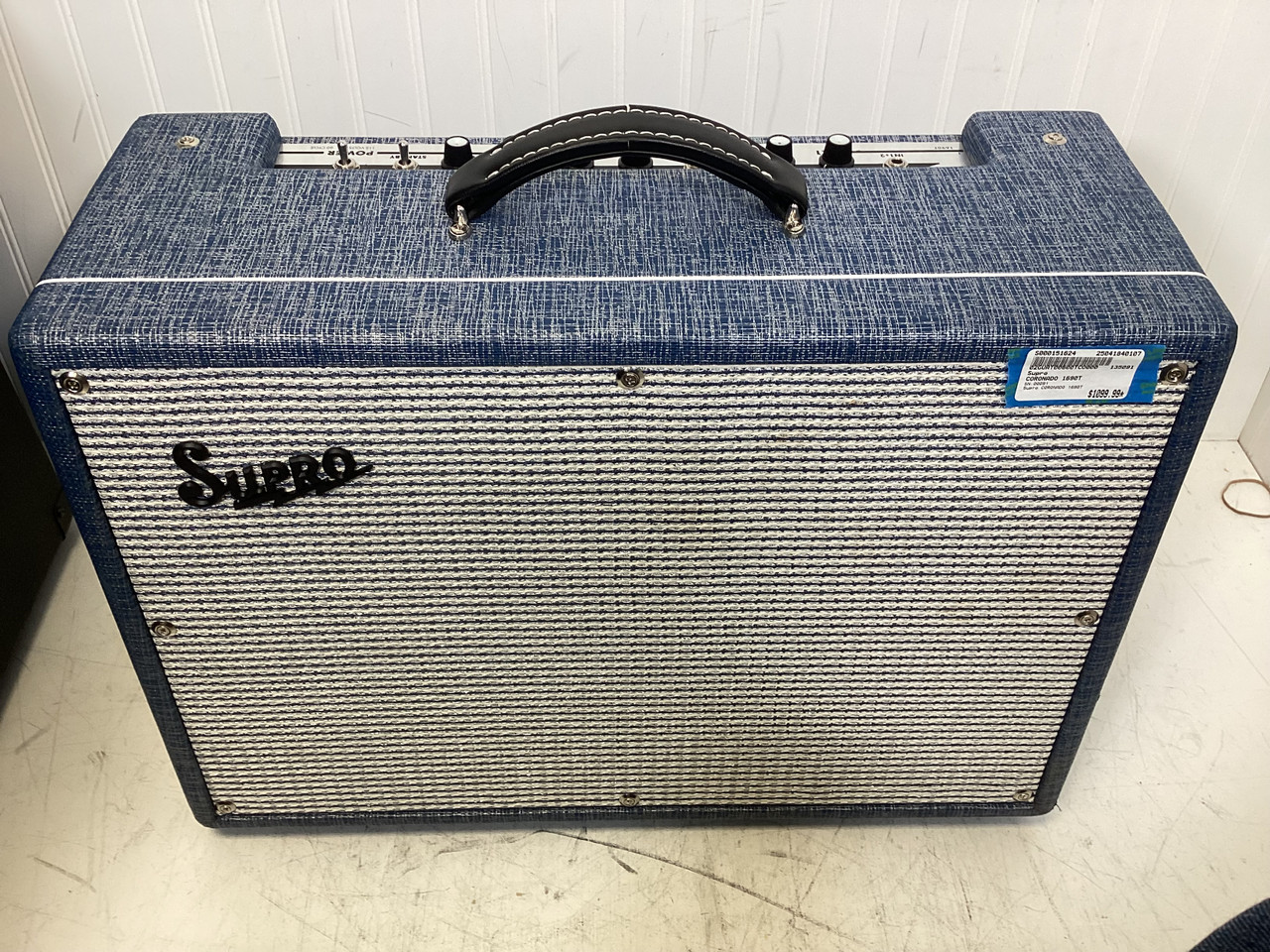 【Kuribo】Dominant Pro & Spirocore セット Used Supro CORONADO 1690T 2 x 10 Tube Combo Amplifier 2 x 10
