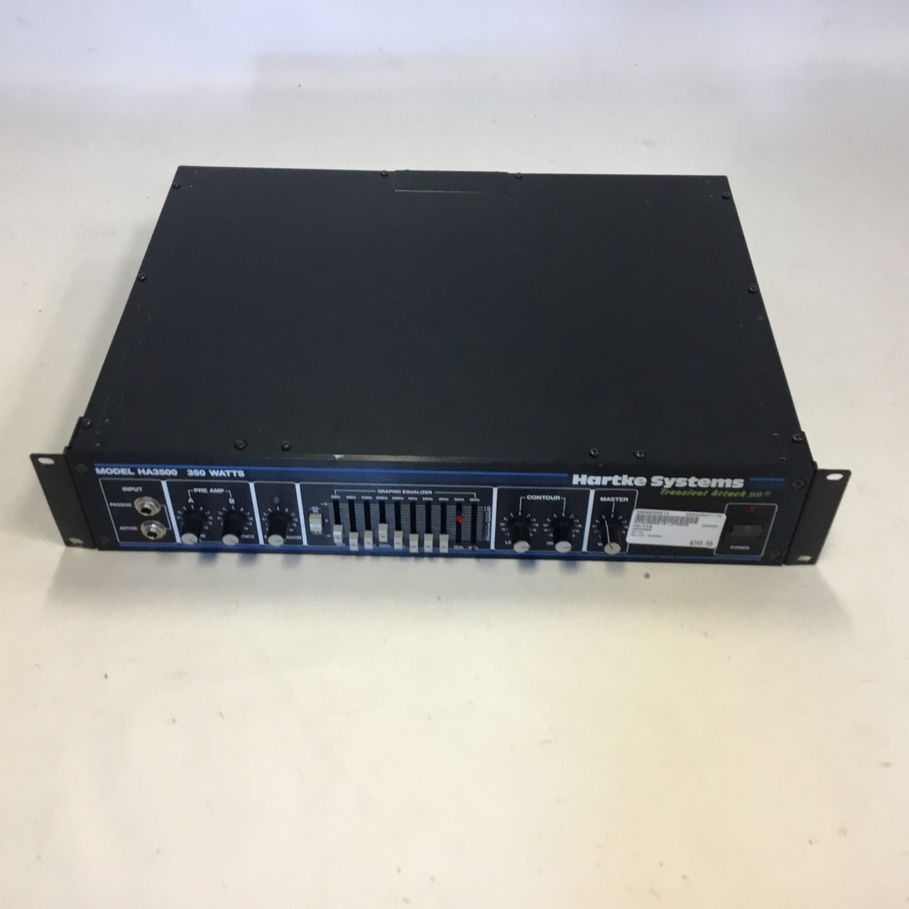 Used Hartke HA3500 Rackmount Bass Amplifier Head