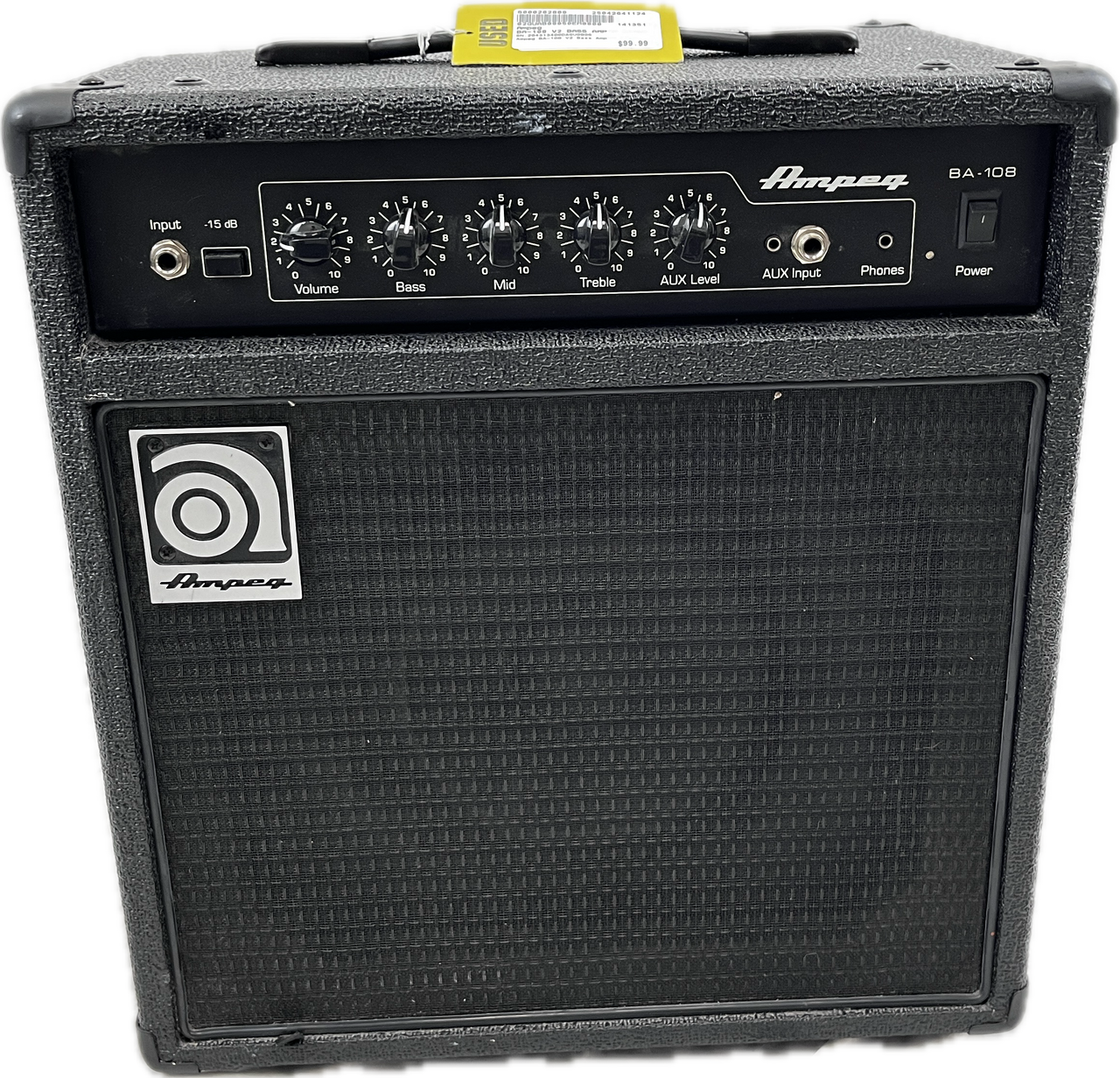 Used Ampeg BA-108 V2 BASS AMP Bass Combo Amplifier Other